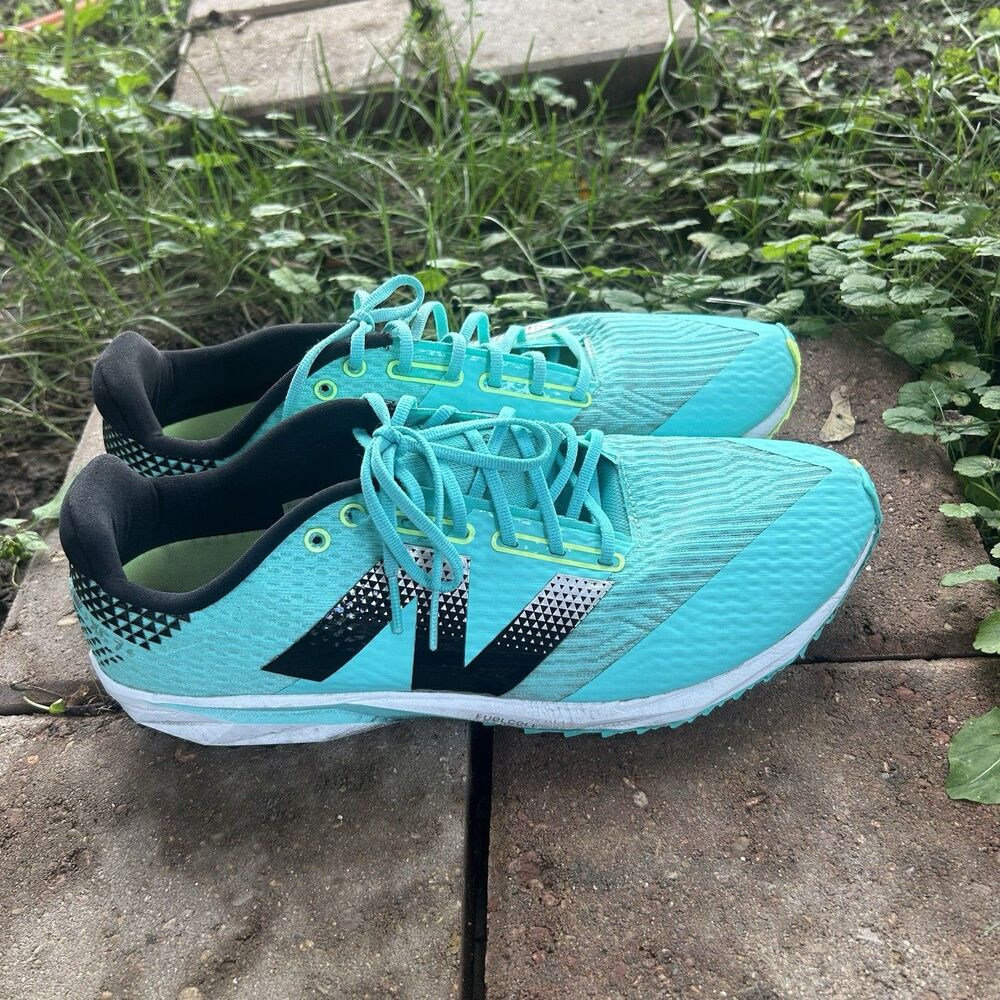 NEW BALANCE FuelCell XC7 Men's Size 10 Teal Cross Country Track Spikes